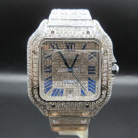 CARTIER カルティエ サントス100LM 文字盤リダン加工します