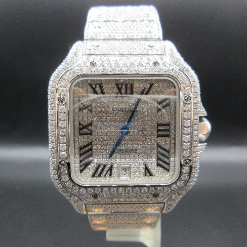CARTIER カルティエ サントス100LM 文字盤リダン加工します 画像1