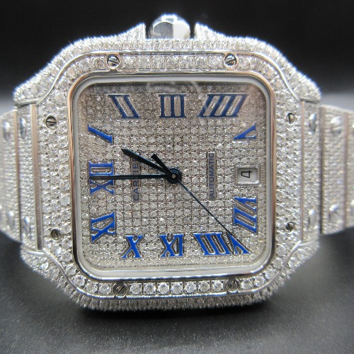 CARTIER カルティエ サントス100LM 文字盤リダン加工します 画像 4