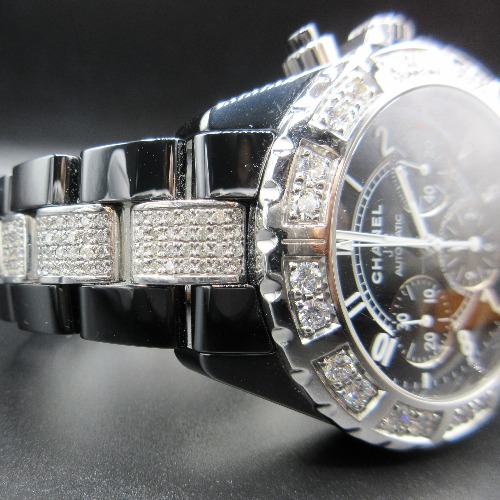 CHANEL J12 41mm ダイヤ加工・修理・カスタム 画像 14
