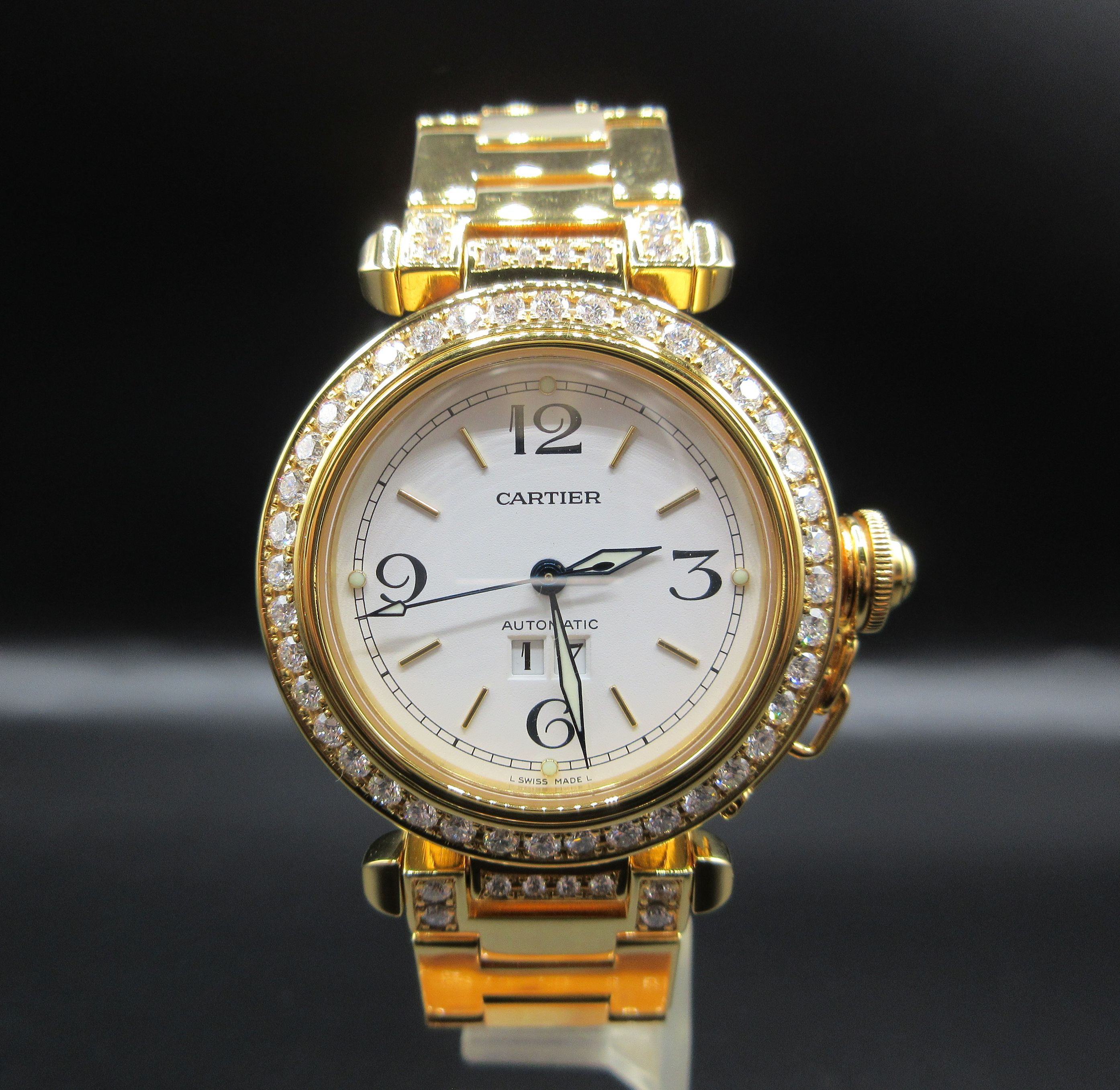 💎Cartier パシャ 35mm｜アフターダイヤ加工＆仕上げ直し✨