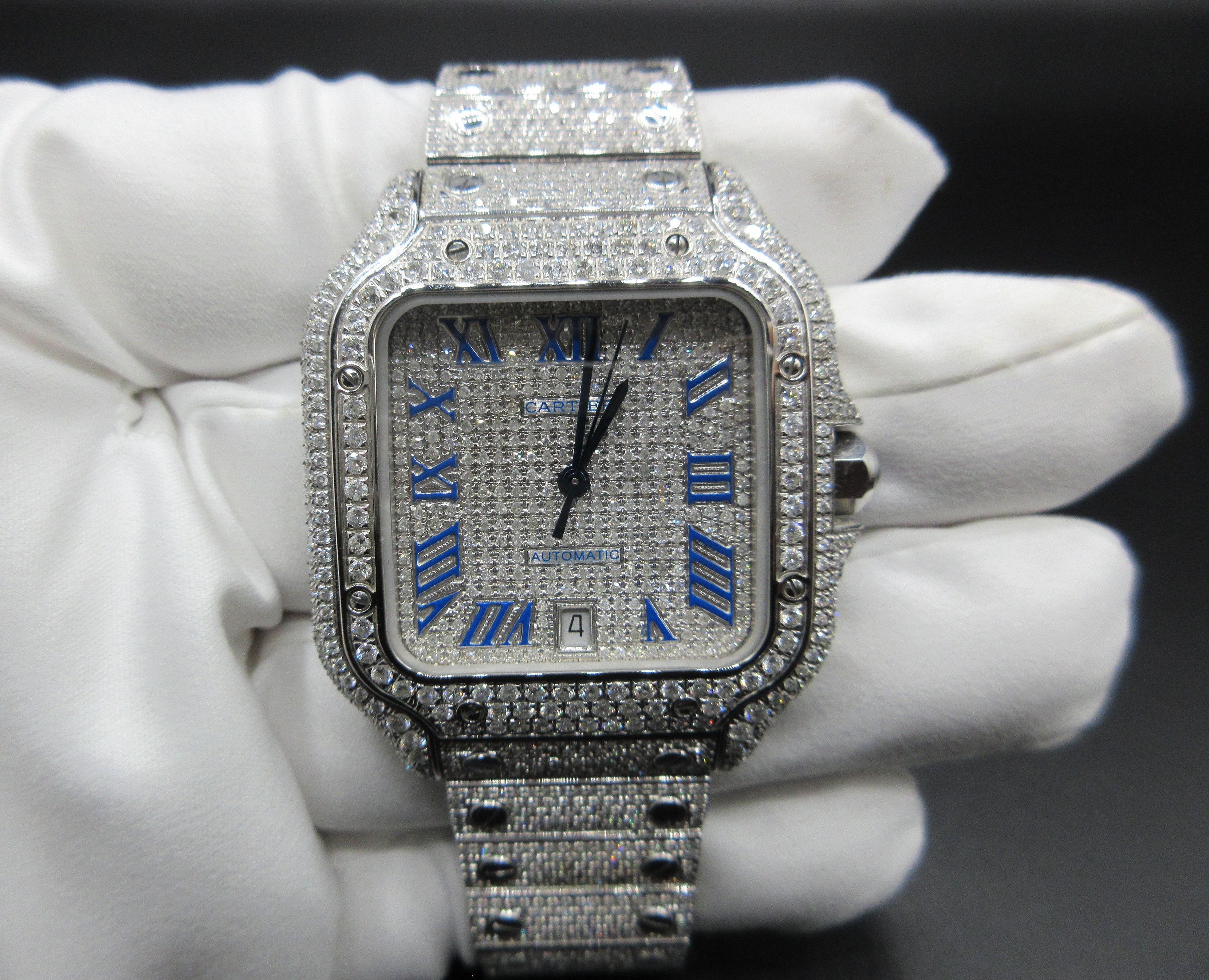 Cartier Santos LM｜文字盤リダンカスタム